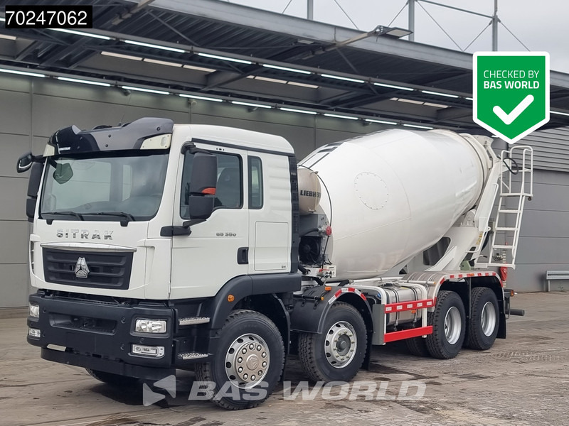 Sitrak G5 350 8X4 8m3 Liebherr mixer Manual Steel Suspension - Betonmixer: 1 kép. Sitrak G5 350 8X4 8m3 Liebherr mixer Manual Steel Suspension - Betonmixer: 1 kép.