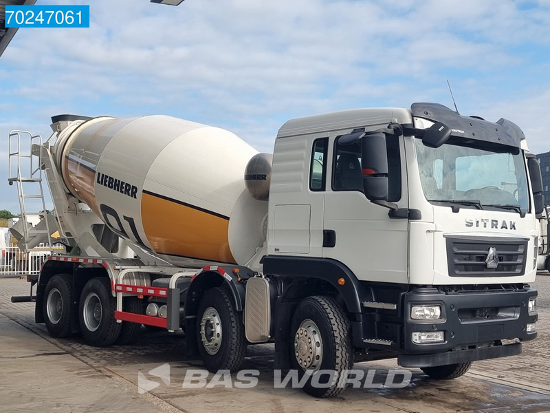 Sitrak G5 350 8X4 NEW! 8m3 Liebherr Mixer Big-Axle Steel Suspension - Betonmixer: 3 kép. Sitrak G5 350 8X4 NEW! 8m3 Liebherr Mixer Big-Axle Steel Suspension - Betonmixer: 3 kép.