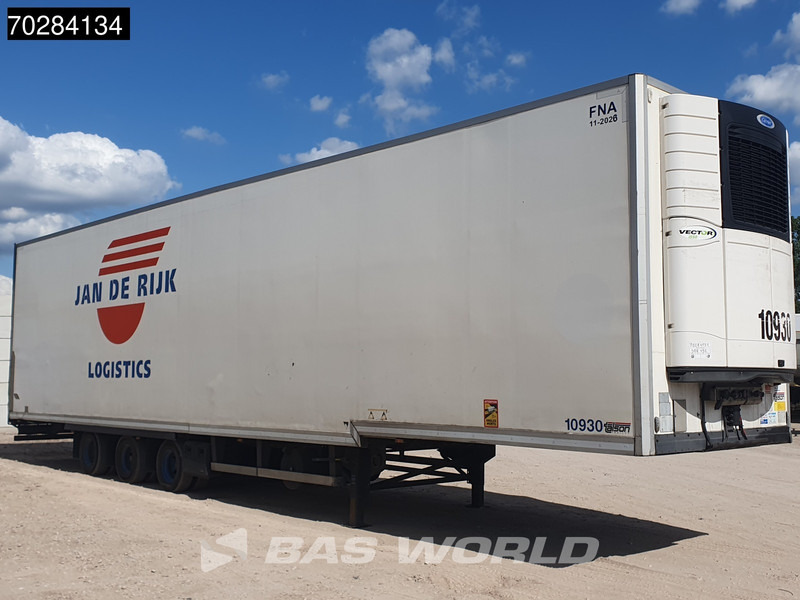 Talson Carrier Vector 1550 3 axles NL-Trailer Mega Aircargo Rollenbett Luftfracht Liftachse Blumenbreit - Félpótkocsi hűtős: 3 kép. Talson Carrier Vector 1550 3 axles NL-Trailer Mega Aircargo Rollenbett Luftfracht Liftachse Blumenbreit - Félpótkocsi hűtős: 3 kép.