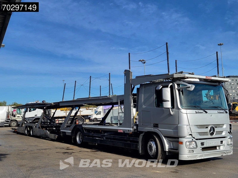 Mercedes-Benz Actros 1848 Actros 4X2 Lohr car transporter Retarder Standklima Xenon Euro 5 - Teherautó: 3 kép. Mercedes-Benz Actros 1848 Actros 4X2 Lohr car transporter Retarder Standklima Xenon Euro 5 - Teherautó: 3 kép.