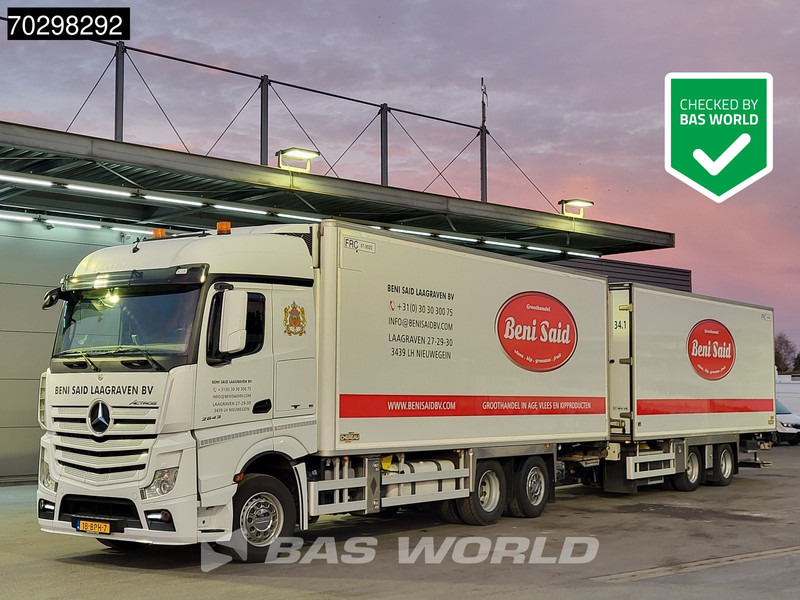Mercedes-Benz Actros 2643 6X2 NL-Combi Frigoblock FB-FIL2 2tons Ladebordwand Retarder Automatic Xenon - Teherautó: 1 kép. Mercedes-Benz Actros 2643 6X2 NL-Combi Frigoblock FB-FIL2 2tons Ladebordwand Retarder Automatic Xenon - Teherautó: 1 kép.