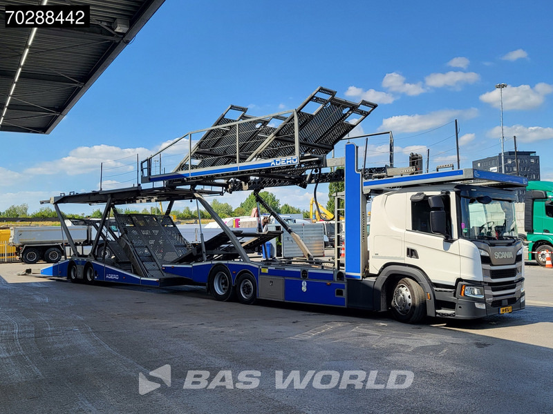 Scania P450 6X2 NL-Truck Car transporter Retarder Standklima Navi ACC LED Euro 6 - Teherautó: 3 kép. Scania P450 6X2 NL-Truck Car transporter Retarder Standklima Navi ACC LED Euro 6 - Teherautó: 3 kép.