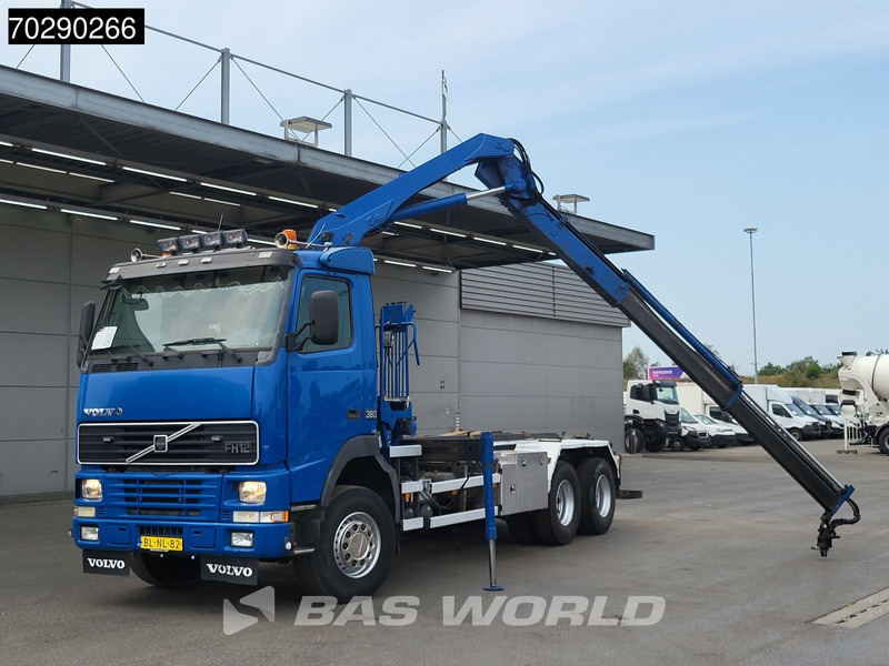 Volvo FH12 380 6X2 NL-Truck HMF 1463K2 Crane Steelsuspension Lift-Axle Manual Euro 3 - Teherautó, Darus autó: 5 kép. Volvo FH12 380 6X2 NL-Truck HMF 1463K2 Crane Steelsuspension Lift-Axle Manual Euro 3 - Teherautó, Darus autó: 5 kép.