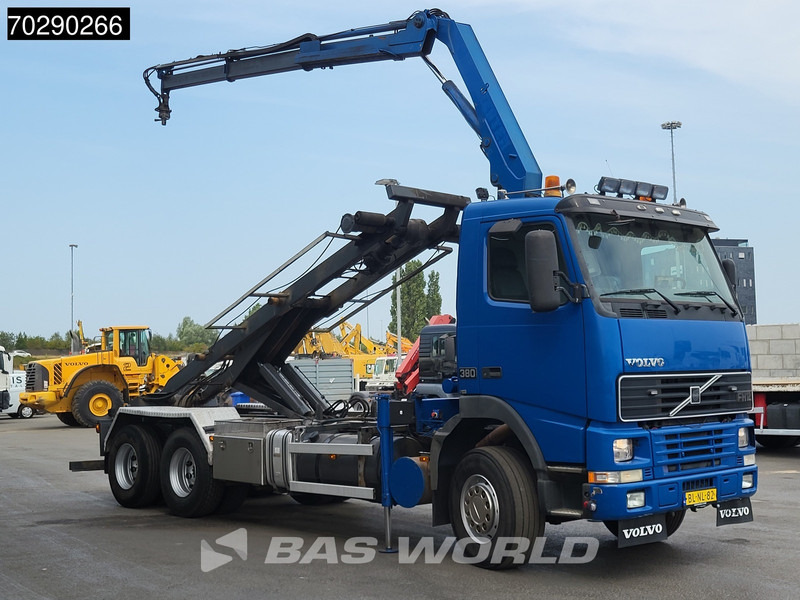 Volvo FH12 380 6X2 NL-Truck HMF 1463K2 Crane Steelsuspension Lift-Axle Manual Euro 3 - Teherautó, Darus autó: 3 kép. Volvo FH12 380 6X2 NL-Truck HMF 1463K2 Crane Steelsuspension Lift-Axle Manual Euro 3 - Teherautó, Darus autó: 3 kép.