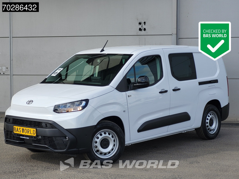 Toyota ProAce City 136pk Elektrisch 50kWh Long 2x Schuifdeur WLTP 275km LED Airco CarPlay Camera Parkeersensoren 3m3 A/C Cruise control - Kis furgon, Elektromos kisteherautó: 1 kép. Toyota ProAce City 136pk Elektrisch 50kWh Long 2x Schuifdeur WLTP 275km LED Airco CarPlay Camera Parkeersensoren 3m3 A/C Cruise control - Kis furgon, Elektromos kisteherautó: 1 kép.