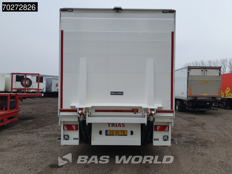Félpótkocsi dobozos Trias 711-250 1 Axle TÜV 07/26 City Trailer 25Tons + 2.5T Tailgate + Isoliert: 7 kép.