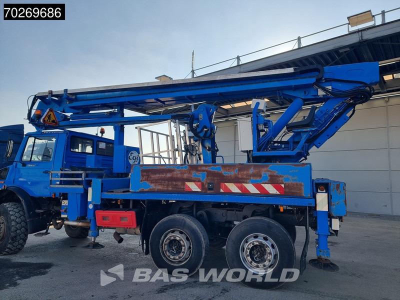 Unimog U2450L 6X6 Unimog Engin EGI TP 226 hubarbeitsbühne Manual Euro 2 - Darus autó: 3 kép. Unimog U2450L 6X6 Unimog Engin EGI TP 226 hubarbeitsbühne Manual Euro 2 - Darus autó: 3 kép.