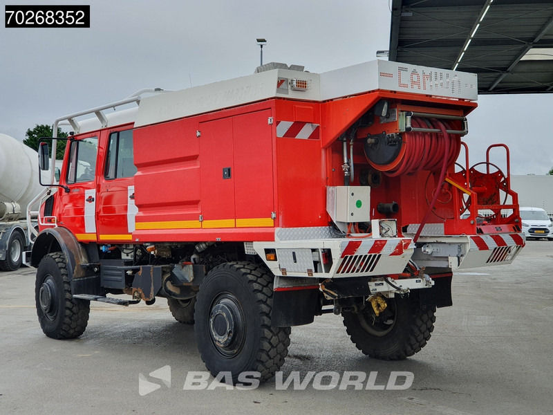 Tűzoltóautó Unimog U5000 4X4 Camiva FIRE TRUCK SUPERSTRUCTURE NOT WORKING Automatic: 9 kép.