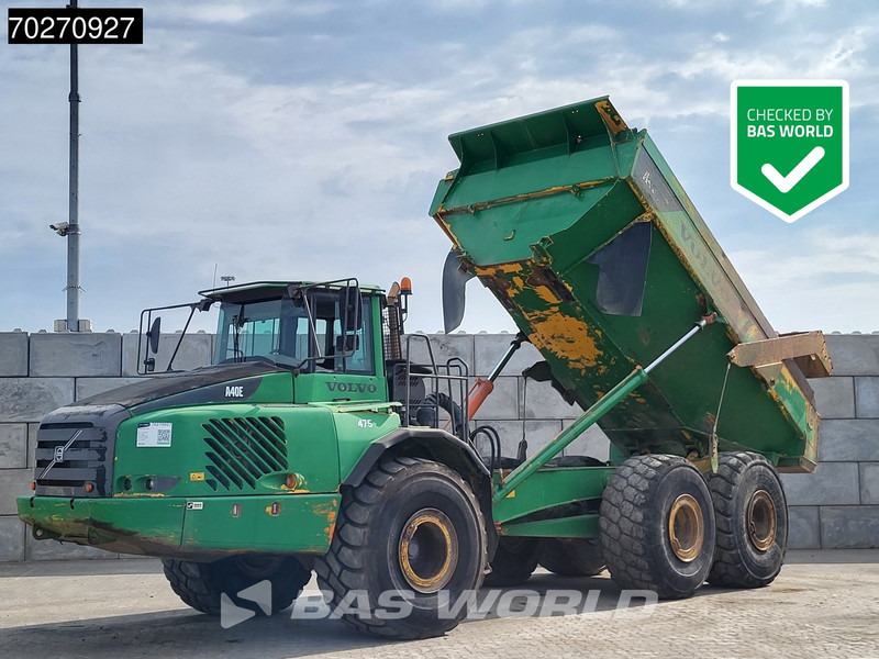 Volvo A40 E - Csuklós dömper: 1 kép. Volvo A40 E - Csuklós dömper: 1 kép.