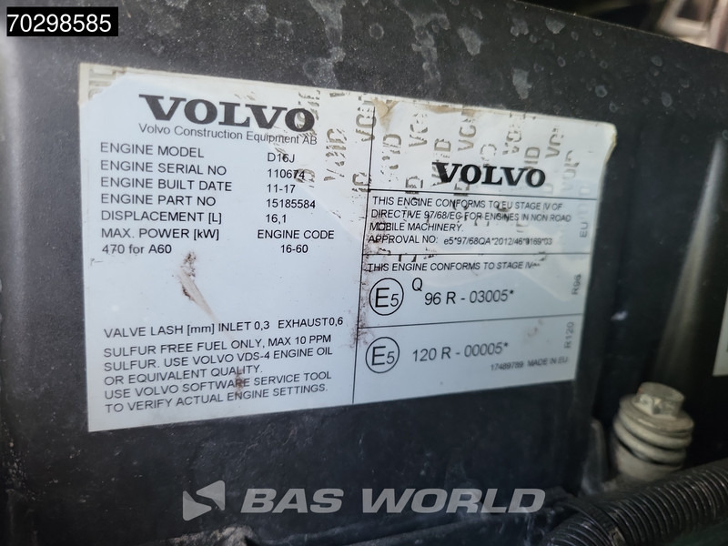 Volvo A60 H lízing Volvo A60 H: 17 kép.