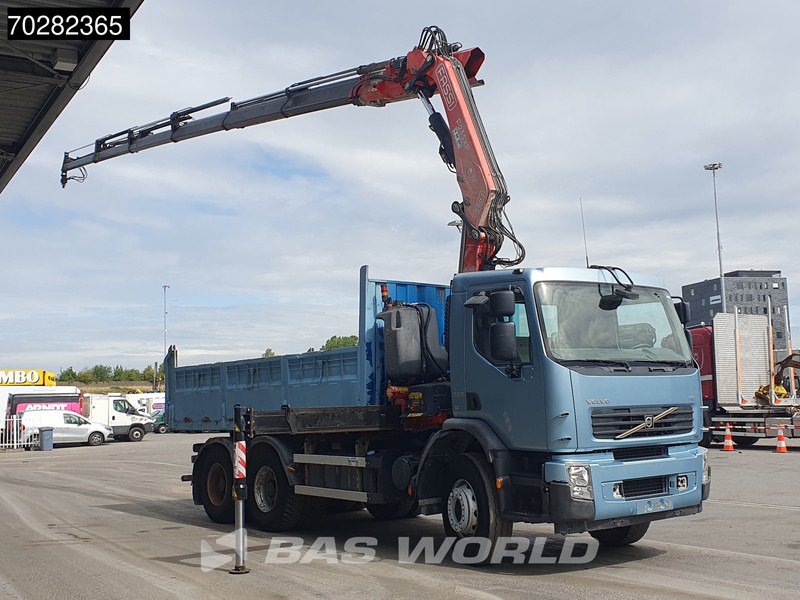 Volvo FE 280 904 6X4 Fassi F215/235AXP26 Crane 10m3 tipper Big-Axle Manual Euro 4 - Billenőplatós teherautó, Darus autó: 3 kép. Volvo FE 280 904 6X4 Fassi F215/235AXP26 Crane 10m3 tipper Big-Axle Manual Euro 4 - Billenőplatós teherautó, Darus autó: 3 kép.