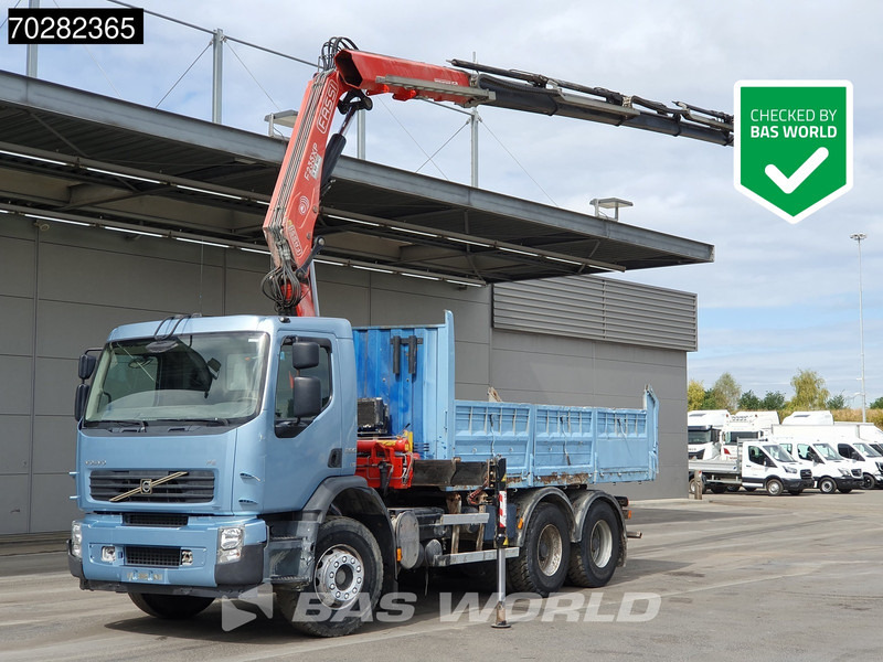 Volvo FE 280 904 6X4 Fassi F215/235AXP26 Crane 10m3 tipper Big-Axle Manual Euro 4 - Billenőplatós teherautó, Darus autó: 1 kép. Volvo FE 280 904 6X4 Fassi F215/235AXP26 Crane 10m3 tipper Big-Axle Manual Euro 4 - Billenőplatós teherautó, Darus autó: 1 kép.