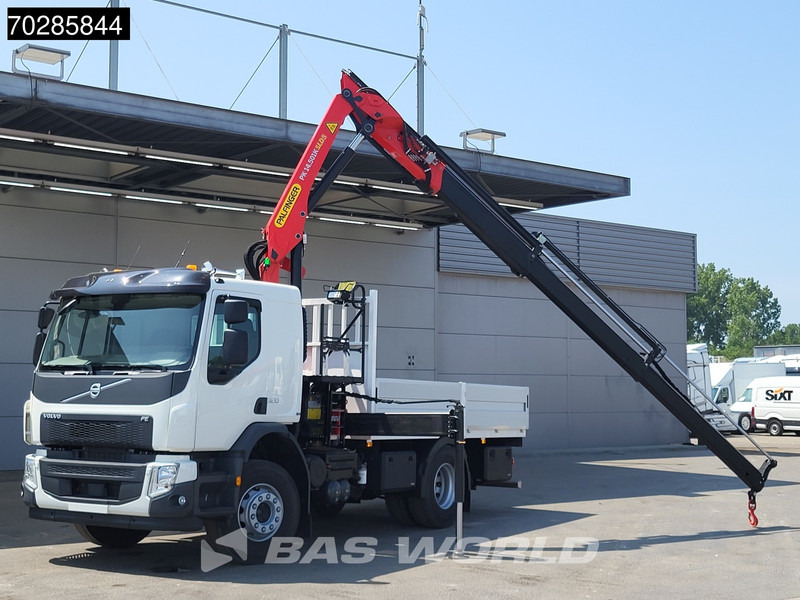 Volvo FE 320 4X2 NEW! Palfinger PK14.501K SLD5 Remote Crane Kran Euro 6 - Platós teherautó, Darus autó: 5 kép. Volvo FE 320 4X2 NEW! Palfinger PK14.501K SLD5 Remote Crane Kran Euro 6 - Platós teherautó, Darus autó: 5 kép.