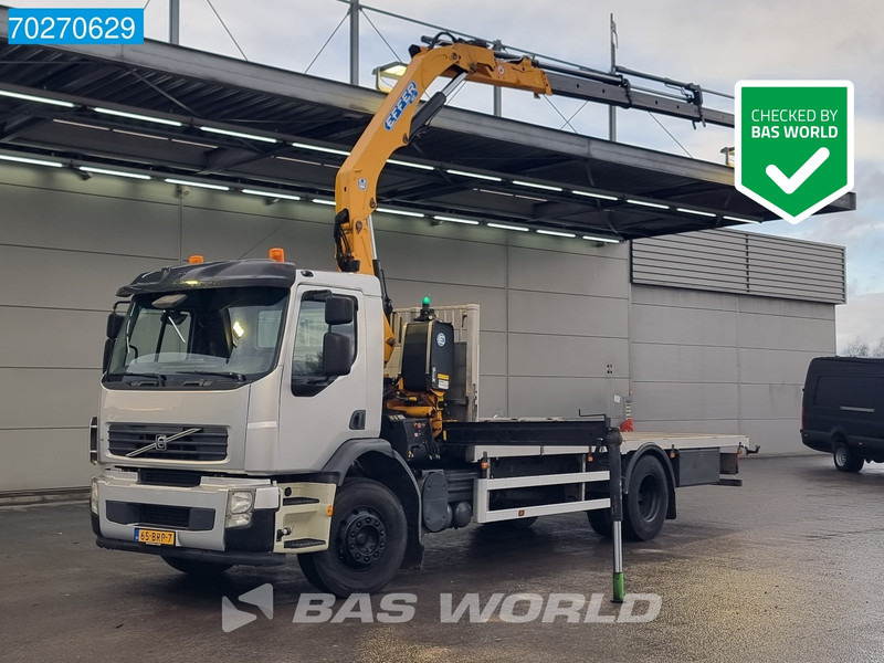 Volvo FE 320 4X2 NL-Truck Manual Effer 145 3S Crane Remote Euro 4 - Platós teherautó, Darus autó: 1 kép. Volvo FE 320 4X2 NL-Truck Manual Effer 145 3S Crane Remote Euro 4 - Platós teherautó, Darus autó: 1 kép.