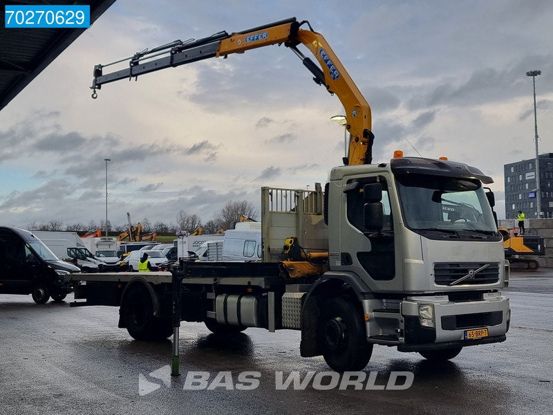 Volvo FE 320 4X2 NL-Truck Manual Effer 145 3S Crane Remote Euro 4 - Platós teherautó, Darus autó: 3 kép. Volvo FE 320 4X2 NL-Truck Manual Effer 145 3S Crane Remote Euro 4 - Platós teherautó, Darus autó: 3 kép.