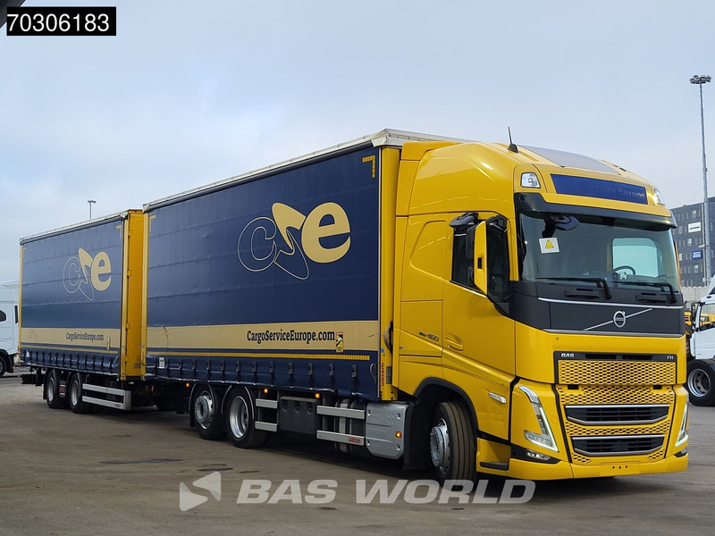 Volvo FH 460 6X2 Curtainsider Combi LNG Engine Sliding roof Lift Axle I-Park cool VEB+ - Ponyvás teherautó: 3 kép. Volvo FH 460 6X2 Curtainsider Combi LNG Engine Sliding roof Lift Axle I-Park cool VEB+ - Ponyvás teherautó: 3 kép.