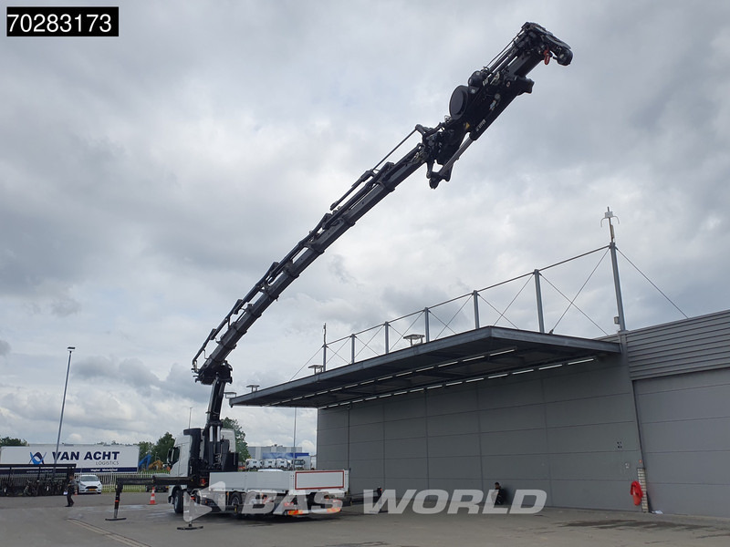 Volvo FH 460 8X2 Effer 1000 9S/6S Crane Kran Winch JIB Lift-Lenkachse Euro 6 - Platós teherautó, Darus autó: 2 kép. Volvo FH 460 8X2 Effer 1000 9S/6S Crane Kran Winch JIB Lift-Lenkachse Euro 6 - Platós teherautó, Darus autó: 2 kép.