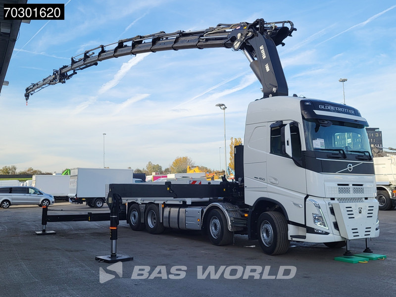 Volvo FH 460 8X2 UNUSED EFFER 1000 9S + 6S Crane + Fly-Jib Lift+Lenkachse VEB+ Euro 6 - Platós teherautó, Darus autó: 5 kép. Volvo FH 460 8X2 UNUSED EFFER 1000 9S + 6S Crane + Fly-Jib Lift+Lenkachse VEB+ Euro 6 - Platós teherautó, Darus autó: 5 kép.