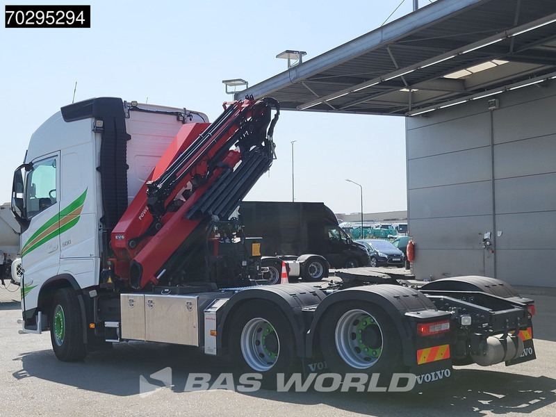 Platós teherautó, Darus autó Volvo FH 500 FH 6X4 Full-Air Liftachse HMF 2820K-RCS Crane+JIB Remote Control I-ParkCool VDS LED Kran: 11 kép.