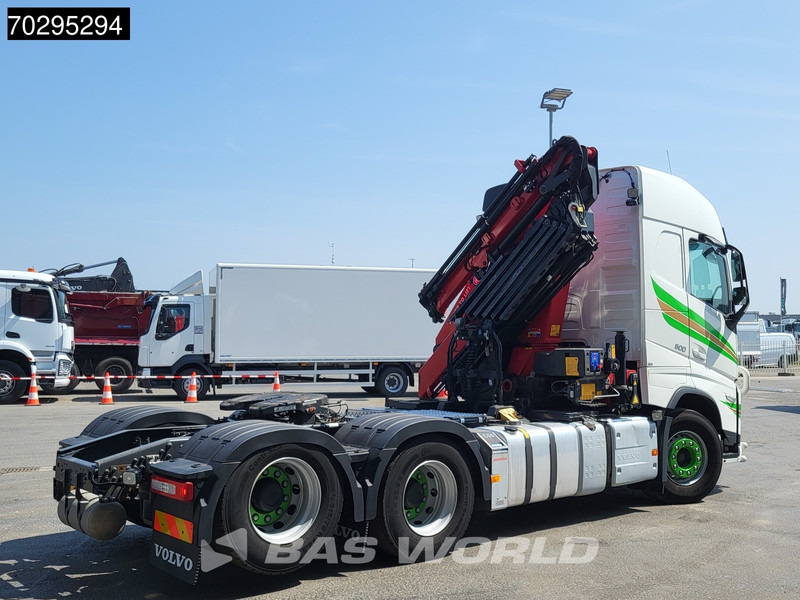 Platós teherautó, Darus autó Volvo FH 500 FH 6X4 Full-Air Liftachse HMF 2820K-RCS Crane+JIB Remote Control I-ParkCool VDS LED Kran: 13 kép.