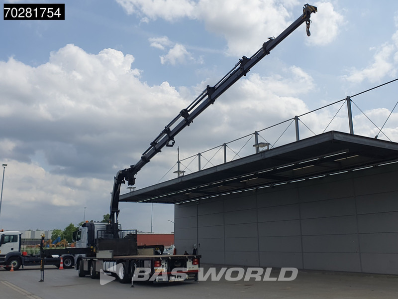 Volvo FH 500 FH 8X2 NL-Truck Palfinger PK53002SH Kran Crane Lift+ steering VEB+ Euro 5 - Platós teherautó, Darus autó: 2 kép. Volvo FH 500 FH 8X2 NL-Truck Palfinger PK53002SH Kran Crane Lift+ steering VEB+ Euro 5 - Platós teherautó, Darus autó: 2 kép.