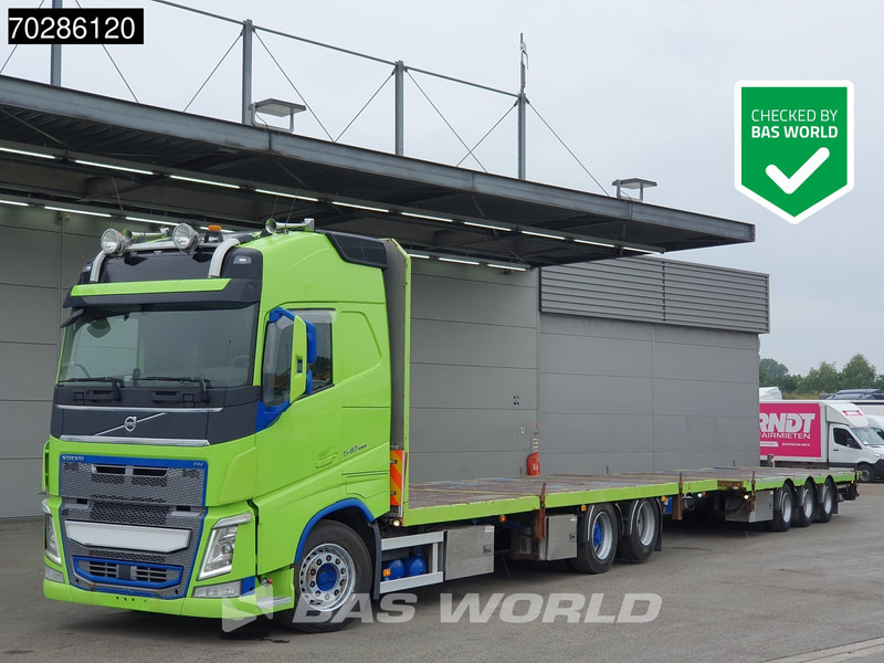 Volvo FH 540 6X2 Combi Automatic Big-Axle Liftachse VEB+ Xenon Euro 6 - Platós teherautó: 1 kép. Volvo FH 540 6X2 Combi Automatic Big-Axle Liftachse VEB+ Xenon Euro 6 - Platós teherautó: 1 kép.