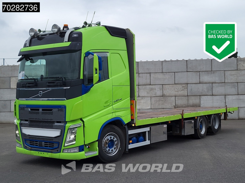 Volvo FH 540 FH 6X2 BigAxle Liftachse VEB+ Xenon Euro 6 - Platós teherautó: 1 kép. Volvo FH 540 FH 6X2 BigAxle Liftachse VEB+ Xenon Euro 6 - Platós teherautó: 1 kép.