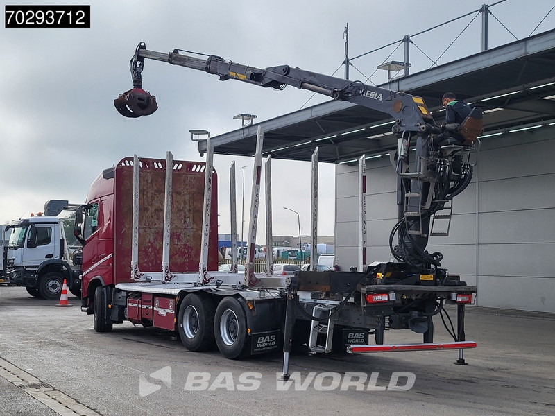 Volvo FH 540 FH 6X4 Kesla 2112ZT Crane Retarder Big-Axle I-ParkCool Xenon Euro 6 - Rönkszállító teherautó, Darus autó: 2 kép. Volvo FH 540 FH 6X4 Kesla 2112ZT Crane Retarder Big-Axle I-ParkCool Xenon Euro 6 - Rönkszállító teherautó, Darus autó: 2 kép.