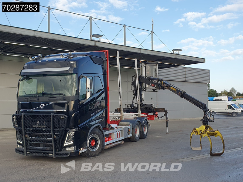 Volvo FH16 750 FH16 6X4 HIAB E96S 79 Crane Retarder Dynamic-Steering Euro 6 - Rönkszállító teherautó, Darus autó: 5 kép. Volvo FH16 750 FH16 6X4 HIAB E96S 79 Crane Retarder Dynamic-Steering Euro 6 - Rönkszállító teherautó, Darus autó: 5 kép.