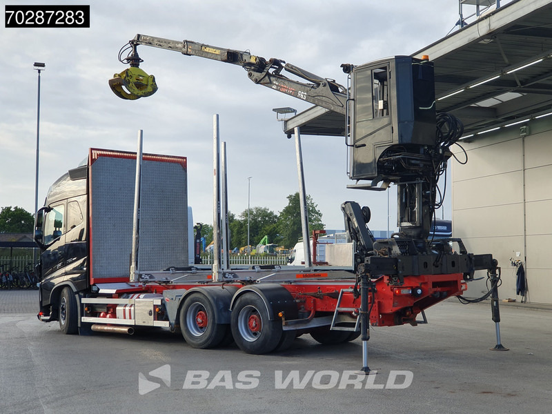 Volvo FH16 750 FH16 6X4 HIAB E96S 79 wood crane Retarder Dynamic-Steering Big-Axle Euro 6 - Rönkszállító teherautó, Darus autó: 2 kép. Volvo FH16 750 FH16 6X4 HIAB E96S 79 wood crane Retarder Dynamic-Steering Big-Axle Euro 6 - Rönkszállító teherautó, Darus autó: 2 kép.