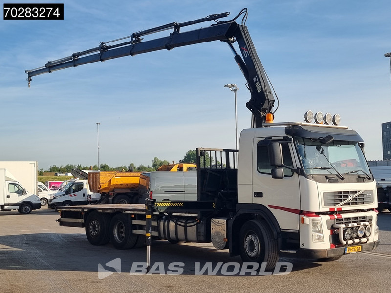 Volvo FM 300 6X2 NL-Truck Hiab 144 E-5 Hiduo Kran Crane Lift+Lenkachse Euro 5 - Platós teherautó, Darus autó: 3 kép. Volvo FM 300 6X2 NL-Truck Hiab 144 E-5 Hiduo Kran Crane Lift+Lenkachse Euro 5 - Platós teherautó, Darus autó: 3 kép.