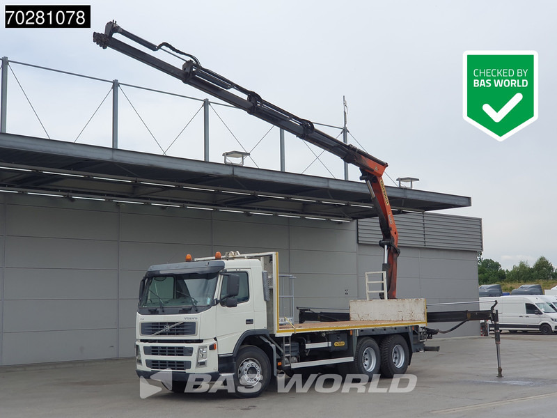 Volvo FM 340 6X4 Palfinger PK17000 Manual Full Steel Kraan Crane - Platós teherautó, Darus autó: 1 kép. Volvo FM 340 6X4 Palfinger PK17000 Manual Full Steel Kraan Crane - Platós teherautó, Darus autó: 1 kép.