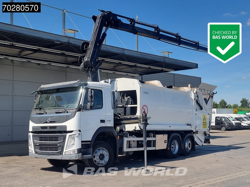 Volvo FM 370 6X2 Hiab X-Hipro 162 Kran GeesinkNorba Lift+Lenkachse VEB Euro 6 - Szemetesautó: 1 kép. Volvo FM 370 6X2 Hiab X-Hipro 162 Kran GeesinkNorba Lift+Lenkachse VEB Euro 6 - Szemetesautó: 1 kép.