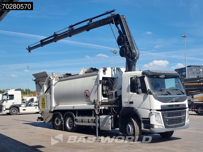 Volvo FM 370 6X2 Hiab X-Hipro 162 Kran GeesinkNorba Lift+Lenkachse VEB Euro 6 - Szemetesautó: 3 kép. Volvo FM 370 6X2 Hiab X-Hipro 162 Kran GeesinkNorba Lift+Lenkachse VEB Euro 6 - Szemetesautó: 3 kép.