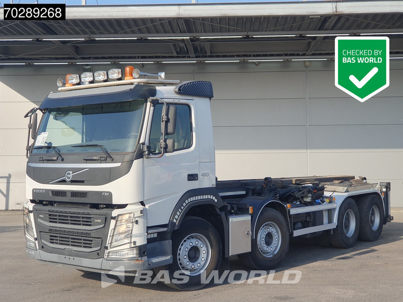 Volvo FM 410 8X4 Velsycon CL 35.72 containersystem Big-Axle Steelsuspension VEB Euro 6 - Horgos rakodó teherautó: 1 kép. Volvo FM 410 8X4 Velsycon CL 35.72 containersystem Big-Axle Steelsuspension VEB Euro 6 - Horgos rakodó teherautó: 1 kép.