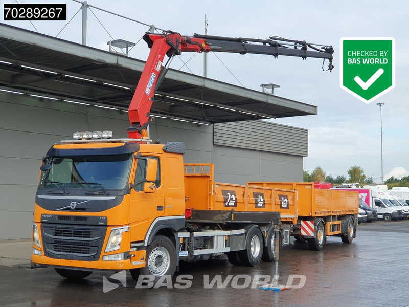 Volvo FM 420 6X2 Combi HMF 2120 K 4 Crane Kran Lift+lenkasche Euro 6 - Billenőplatós teherautó, Darus autó: 1 kép. Volvo FM 420 6X2 Combi HMF 2120 K 4 Crane Kran Lift+lenkasche Euro 6 - Billenőplatós teherautó, Darus autó: 1 kép.