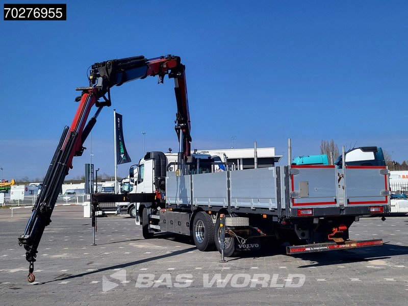 Volvo FM 450 6X2 HMF 3220 Crane Kran Lift-Lenkachse VEB+ Euro 6 - Platós teherautó, Darus autó: 3 kép. Volvo FM 450 6X2 HMF 3220 Crane Kran Lift-Lenkachse VEB+ Euro 6 - Platós teherautó, Darus autó: 3 kép.
