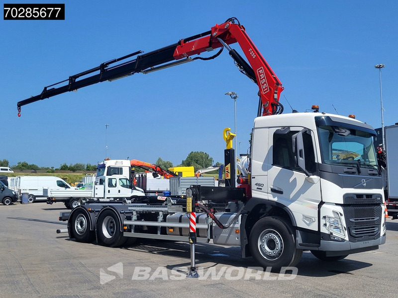 Volvo FM 460 6X2 NEW! FASSI F235A.0.25 Kran + HYVA 20-57-S Lift+steering axle Euro 6 - Horgos rakodó teherautó, Darus autó: 3 kép. Volvo FM 460 6X2 NEW! FASSI F235A.0.25 Kran + HYVA 20-57-S Lift+steering axle Euro 6 - Horgos rakodó teherautó, Darus autó: 3 kép.