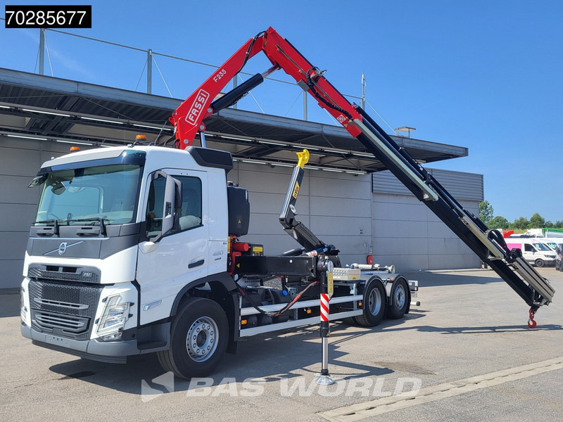 Volvo FM 460 6X2 NEW! FASSI F235A.0.25 Kran + HYVA 20-57-S Lift+steering axle Euro 6 - Horgos rakodó teherautó, Darus autó: 5 kép. Volvo FM 460 6X2 NEW! FASSI F235A.0.25 Kran + HYVA 20-57-S Lift+steering axle Euro 6 - Horgos rakodó teherautó, Darus autó: 5 kép.