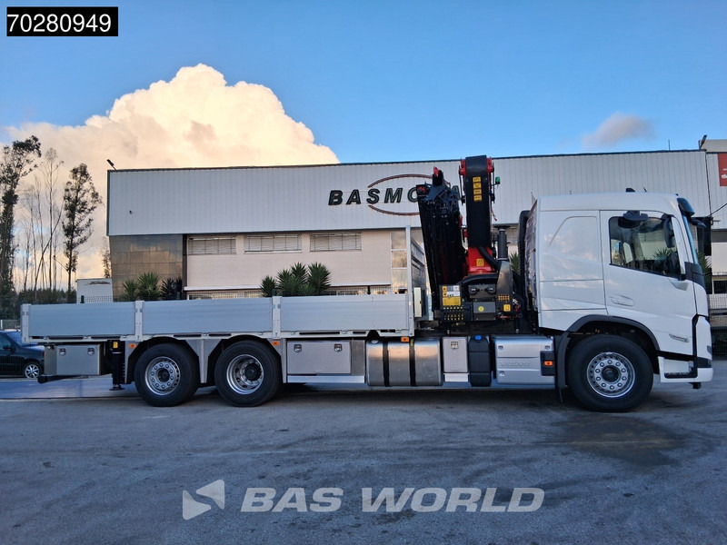 Volvo FM 500 6X2 NEW! Palfinger PK41002 EH-E Kran Crane Lift-steering Axle Euro 6 - Platós teherautó, Darus autó: 5 kép. Volvo FM 500 6X2 NEW! Palfinger PK41002 EH-E Kran Crane Lift-steering Axle Euro 6 - Platós teherautó, Darus autó: 5 kép.