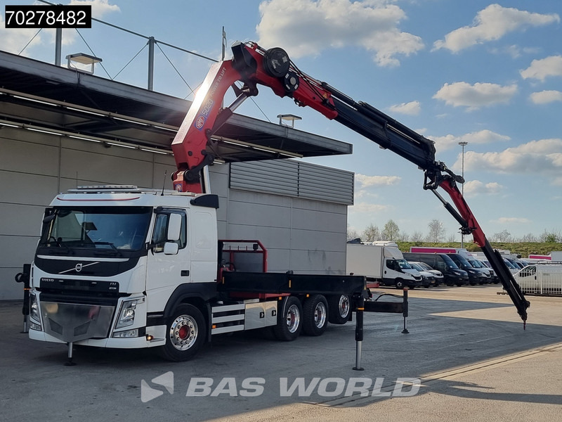 Volvo FM 500 8X4 HMF5020 K6 + Fly Jib Lift+Lenkachse Crane Kran Euro 6 - Platós teherautó, Darus autó: 5 kép. Volvo FM 500 8X4 HMF5020 K6 + Fly Jib Lift+Lenkachse Crane Kran Euro 6 - Platós teherautó, Darus autó: 5 kép.