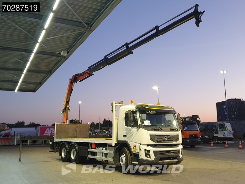 Volvo FMX 370 6X4 Palfinger PK18002 EH Crane Kran Automatic Euro 5 - Platós teherautó, Darus autó: 3 kép. Volvo FMX 370 6X4 Palfinger PK18002 EH Crane Kran Automatic Euro 5 - Platós teherautó, Darus autó: 3 kép.