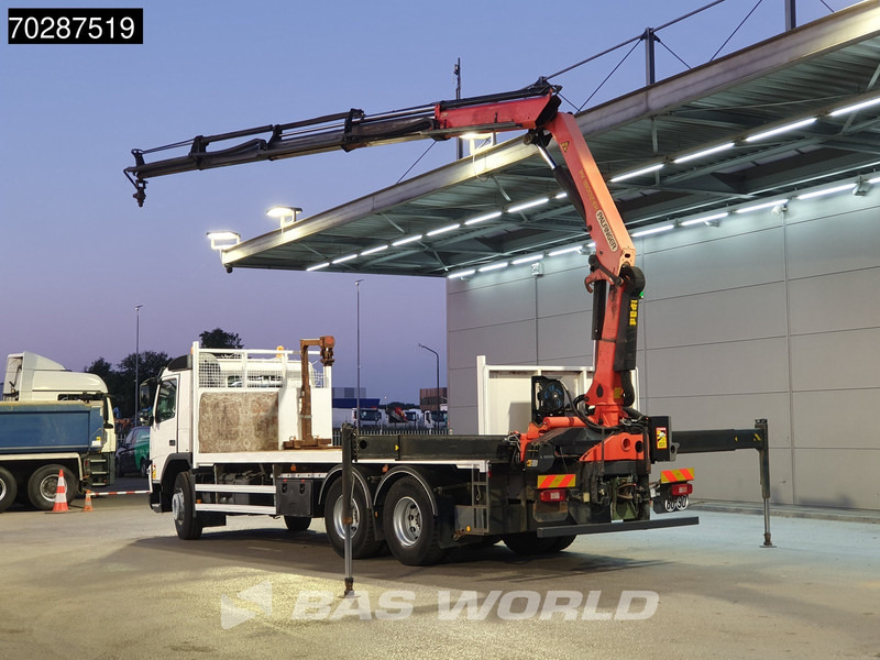Volvo FMX 370 6X4 Palfinger PK18002 EH Crane Kran Automatic Euro 5 - Platós teherautó, Darus autó: 2 kép. Volvo FMX 370 6X4 Palfinger PK18002 EH Crane Kran Automatic Euro 5 - Platós teherautó, Darus autó: 2 kép.