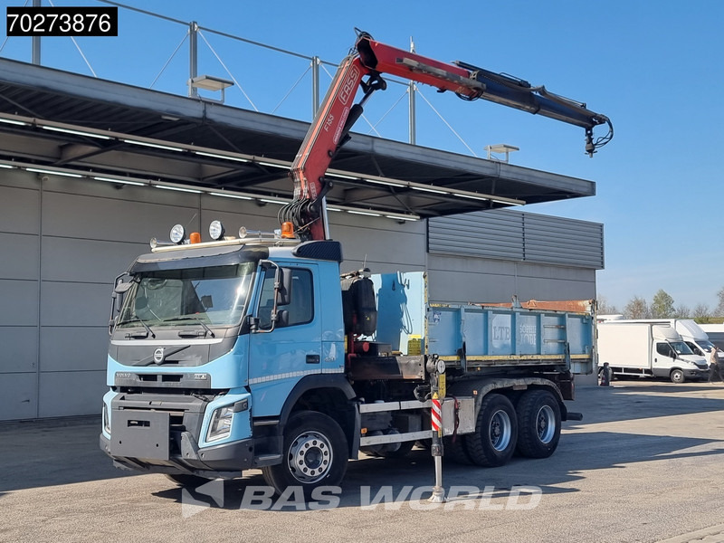 Volvo FMX 420 6X4 Fassi F155A.2.22 Crane 9m3 Big-Axle Automatic Euro 5 - Billenőplatós teherautó, Darus autó: 1 kép. Volvo FMX 420 6X4 Fassi F155A.2.22 Crane 9m3 Big-Axle Automatic Euro 5 - Billenőplatós teherautó, Darus autó: 1 kép.
