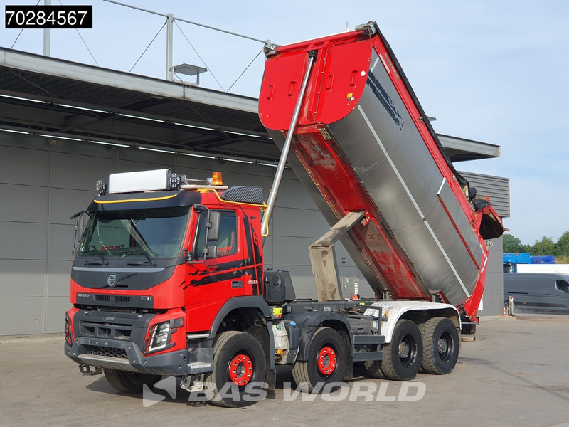 Volvo FMX 450 8X4 17m3 Meiller tipper Steelsuspension Automatic Retarder Big-Axle Euro 6 - Billenőplatós teherautó: 3 kép. Volvo FMX 450 8X4 17m3 Meiller tipper Steelsuspension Automatic Retarder Big-Axle Euro 6 - Billenőplatós teherautó: 3 kép.