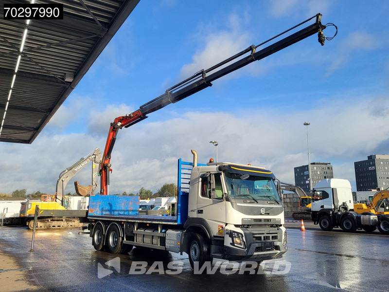 Volvo FMX 450 FMX 6X4 Palfinger PK18002 EH Crane Manual Euro 6 - Platós teherautó, Darus autó: 5 kép. Volvo FMX 450 FMX 6X4 Palfinger PK18002 EH Crane Manual Euro 6 - Platós teherautó, Darus autó: 5 kép.