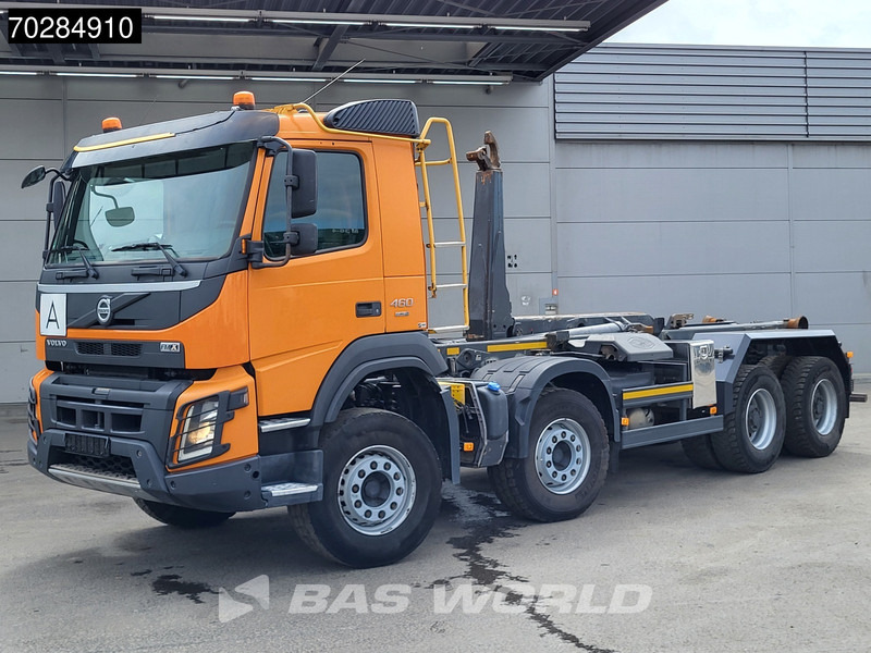 Volvo FMX 460 8X4 30t Meiller Hooklift Full Steel BigAxle Euro 6 - Horgos rakodó teherautó: 3 kép. Volvo FMX 460 8X4 30t Meiller Hooklift Full Steel BigAxle Euro 6 - Horgos rakodó teherautó: 3 kép.
