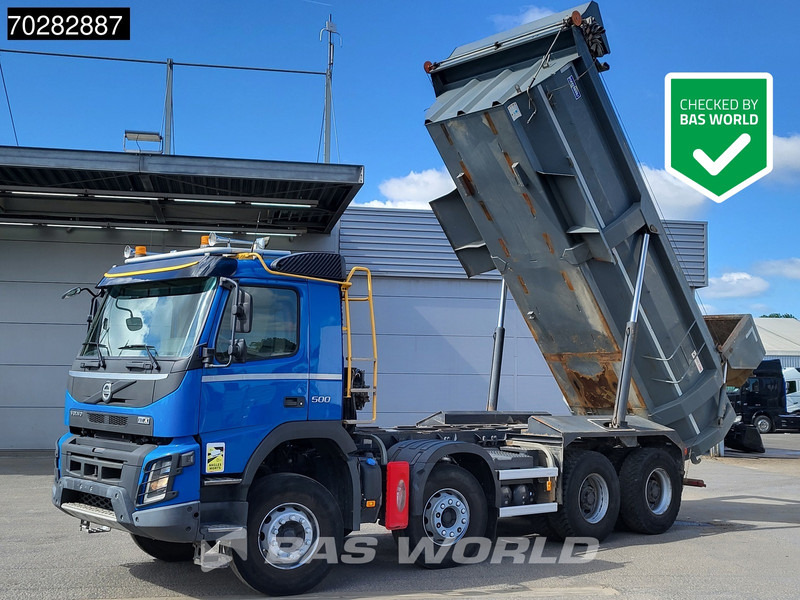 Volvo FMX 500 8X4 16m3 Forez-Bennes tipper Retarder Big-Axle Euro 6 - Billenőplatós teherautó: 2 kép. Volvo FMX 500 8X4 16m3 Forez-Bennes tipper Retarder Big-Axle Euro 6 - Billenőplatós teherautó: 2 kép.