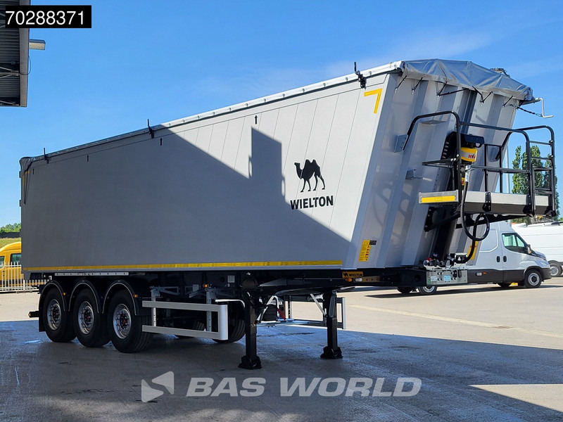 Wielton NW-3 NEW Liftachse 57m3 ALU - Félpótkocsi billenőplatós: 3 kép. Wielton NW-3 NEW Liftachse 57m3 ALU - Félpótkocsi billenőplatós: 3 kép.