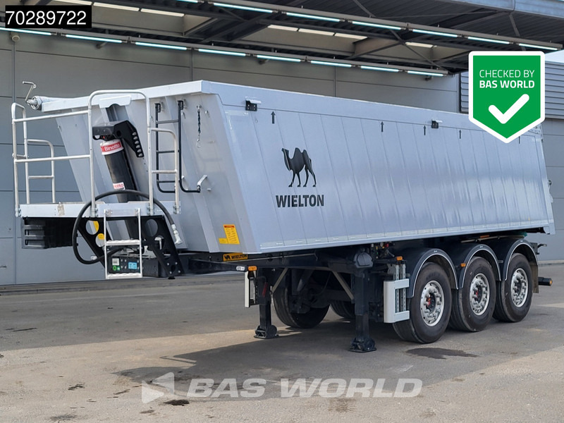 Wielton NW-3 TÜV 10/2025 Lift Axle ALU 29m3 - Félpótkocsi billenőplatós: 1 kép. Wielton NW-3 TÜV 10/2025 Lift Axle ALU 29m3 - Félpótkocsi billenőplatós: 1 kép.